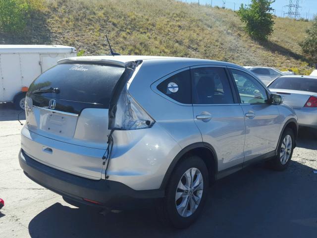 2HKRM3H7XDH521332 - 2013 HONDA CR-V EXL SILVER photo 4