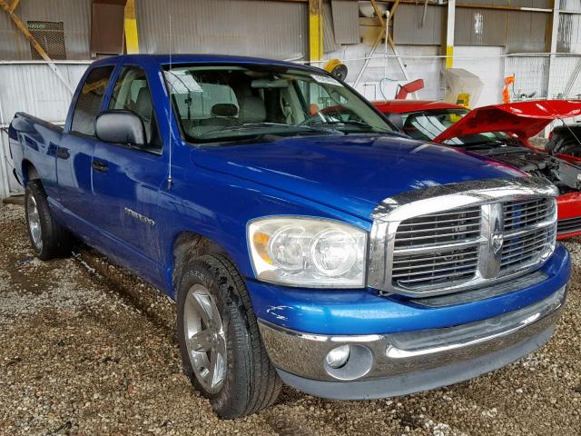 1D7HA18P27S226407 - 2007 DODGE RAM 1500 S BLUE photo 1