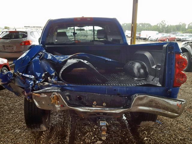 1D7HA18P27S226407 - 2007 DODGE RAM 1500 S BLUE photo 9