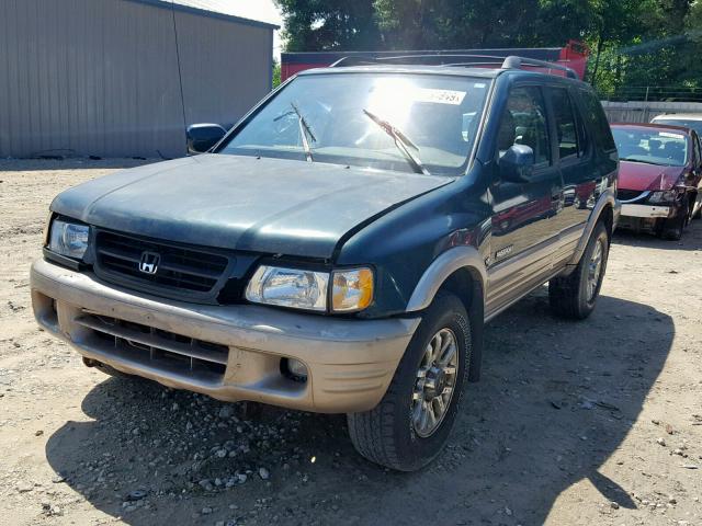 4S6CK58WXY4412687 - 2000 HONDA PASSPORT E 绿色 照片 2