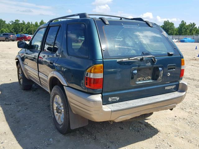4S6CK58WXY4412687 - 2000 HONDA PASSPORT E 绿色 照片 3