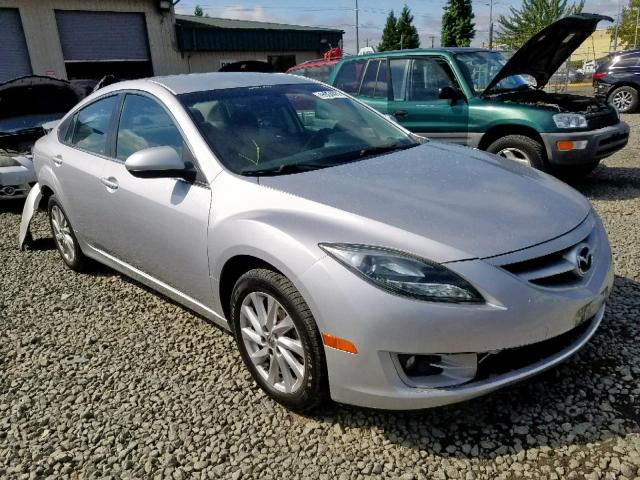 1YVHZ8DH9C5M38329 - 2012 MAZDA 6 I SILVER photo 1