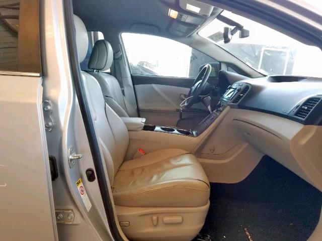 4T3ZK3BB3BU044610 - 2011 TOYOTA VENZA SILVER photo 5