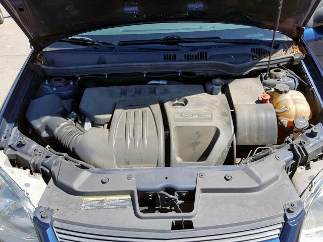 1G1AF5F50A7189138 - 2010 CHEVROLET COBALT 2LT BLUE photo 7