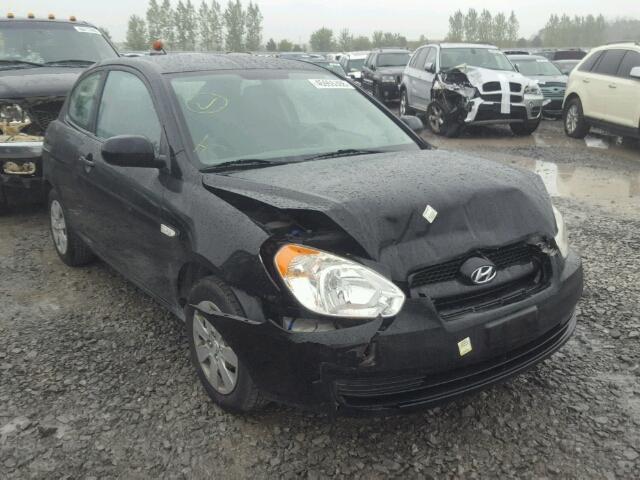 KMHCN3BC8AU153111 - 2010 HYUNDAI ACCENT SE BLACK photo 1