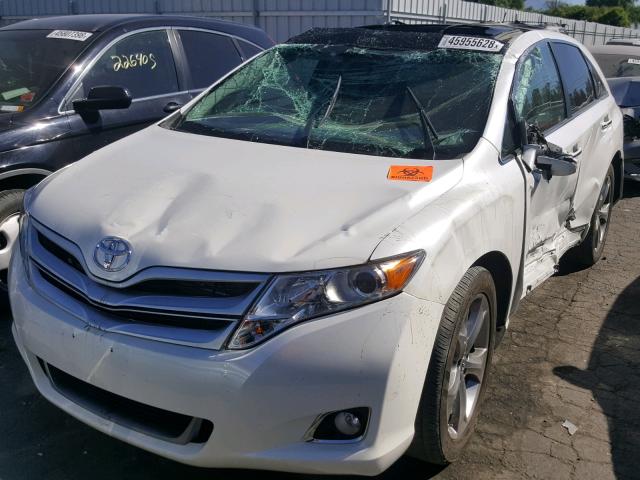 4T3ZK3BB1FU073934 - 2015 TOYOTA VENZA LE WHITE photo 2