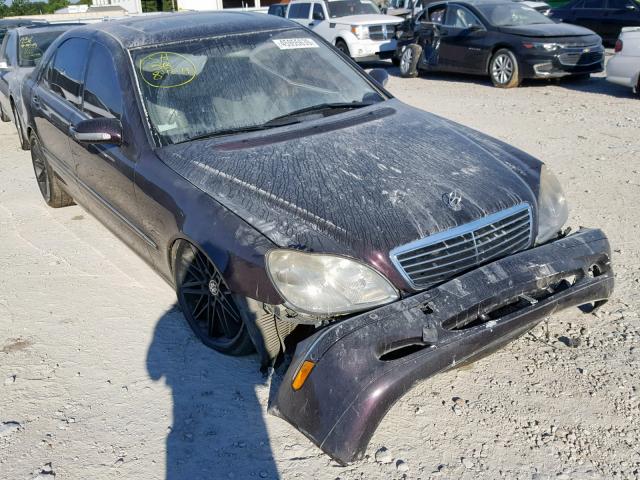 WDBNG75J7YA041435 - 2000 MERCEDES-BENZ S 500 MAROON photo 1