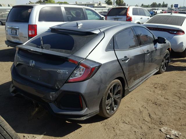 SHHFK7H98JU406108 - 2018 HONDA CIVIC SPOR GRAY photo 4
