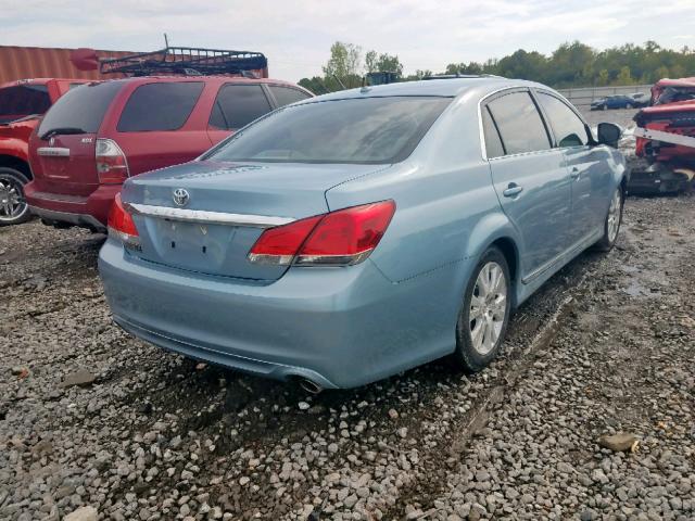 4T1BK3DB3CU459676 - 2012 TOYOTA AVALON BAS BLUE photo 4