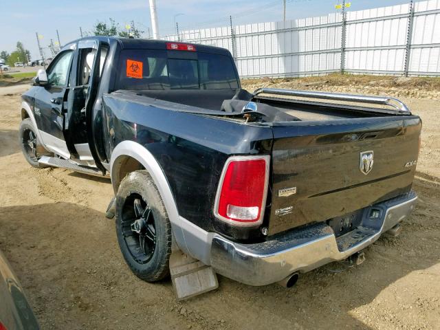 1C6RR7VT4ES131654 - 2014 RAM 1500 LARAM BLACK photo 3