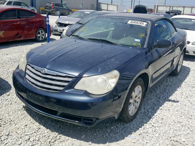 1C3LC45K78N224178 - 2008 CHRYSLER SEBRING BLUE photo 2