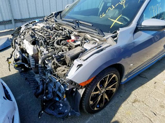 SHHFK7H42HU416714 - 2017 HONDA CIVIC SPOR GRAY photo 9