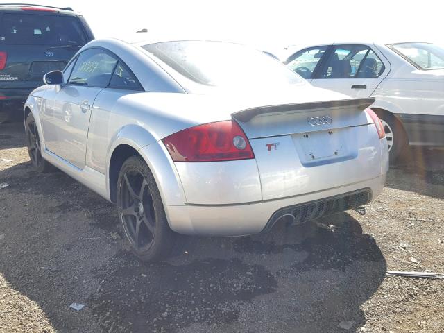 TRUSC28N831007794 - 2003 AUDI TT SILVER photo 3