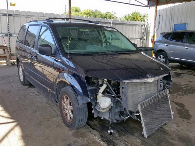 2A4RR2D11AR435087 - 2010 CHRYSLER TOWN & COU BLUE photo 1