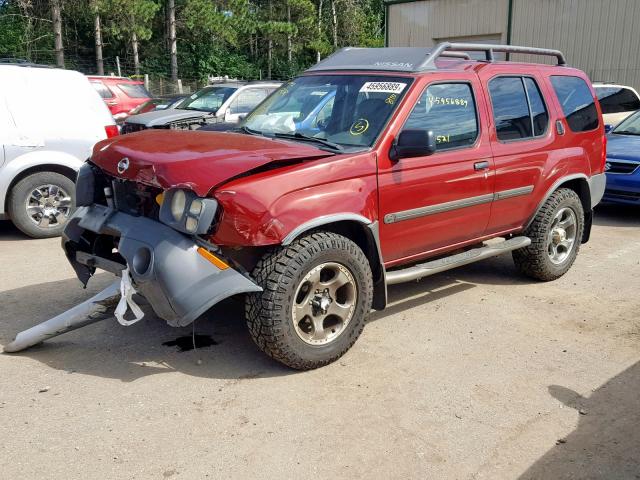 5N1ED28Y44C610550 - 2004 NISSAN XTERRA XE RED photo 2