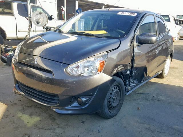 ML32A3HJ2EH009024 - 2014 MITSUBISHI MIRAGE DE CHARCOAL photo 2