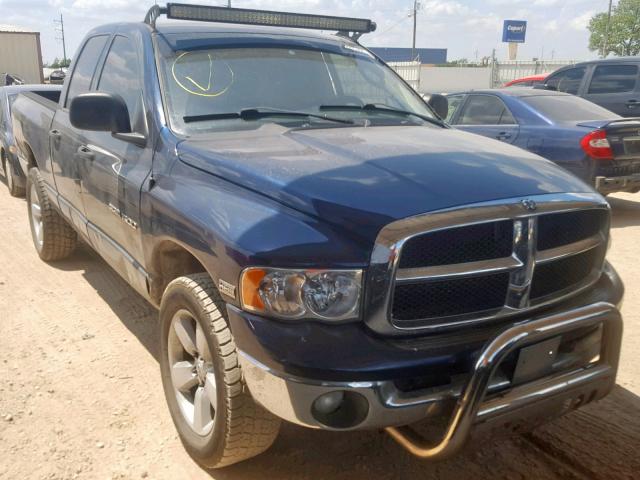 1D7HU18D34S594765 - 2004 DODGE RAM 1500 S BLUE photo 1