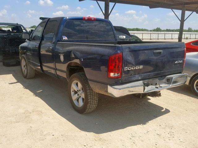 1D7HU18D34S594765 - 2004 DODGE RAM 1500 S BLUE photo 3