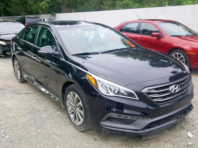 5NPE34AF4FH243751 - 2015 HYUNDAI SONATA SPO BLACK photo 1