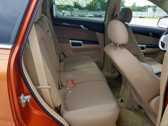 3GSCL537X8S544007 - 2008 SATURN VUE XR ORANGE photo 6