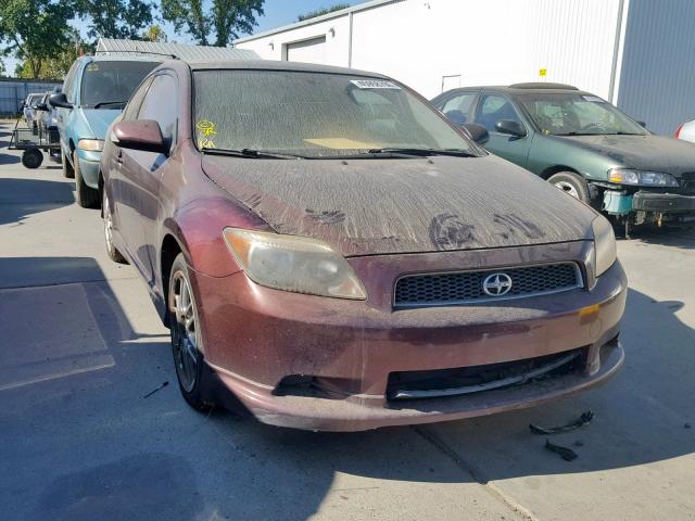JTKDE177550003679 - 2005 TOYOTA SCION TC ბურგუნდია ფოტო 1