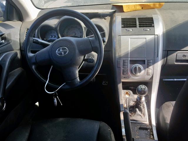 JTKDE177550003679 - 2005 TOYOTA SCION TC ბურგუნდია ფოტო 9
