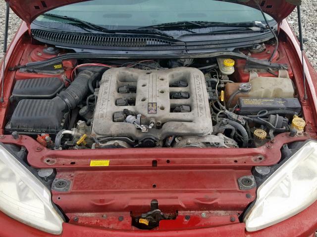 2B3HD56J4YH256297 - 2000 DODGE INTREPID E RED photo 7