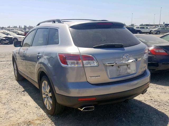 JM3TB38V680149802 - 2008 MAZDA CX-9 SILVER photo 3