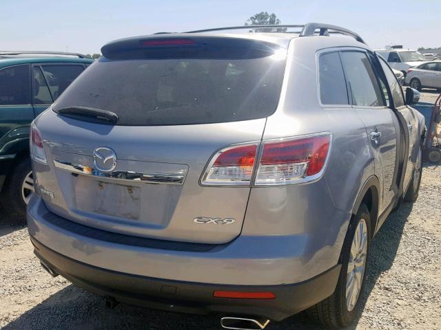 JM3TB38V680149802 - 2008 MAZDA CX-9 SILVER photo 4