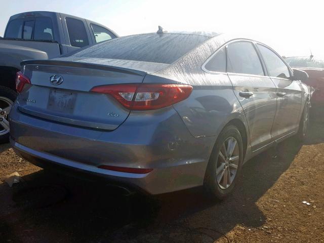 5NPE24AAXHH452146 - 2017 HYUNDAI SONATA ECO SILVER photo 4