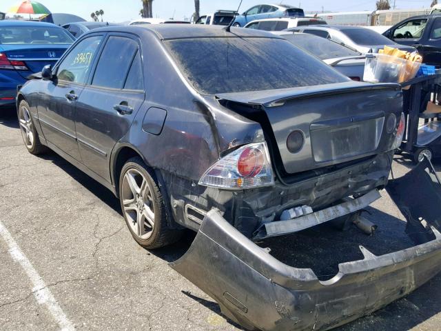 JTHBD192050101259 - 2005 LEXUS IS 300 GRAY photo 3