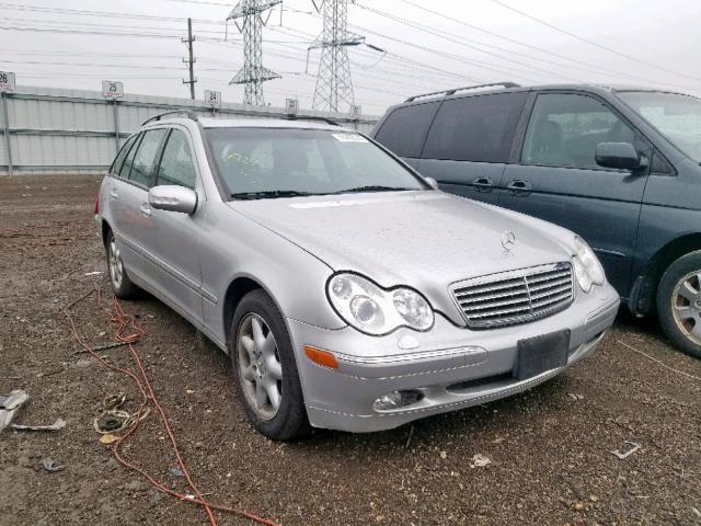 WDBRH81J53F381012 - 2003 MERCEDES-BENZ C 240 SPOR SILVER photo 1