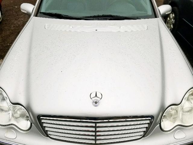 WDBRH81J53F381012 - 2003 MERCEDES-BENZ C 240 SPOR SILVER photo 7