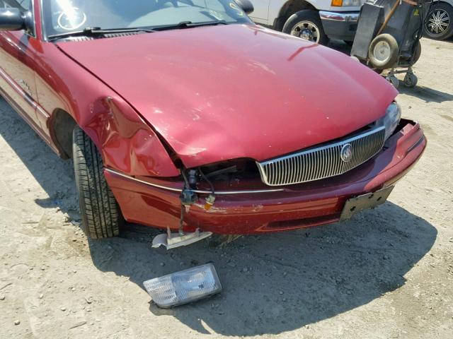 1G4NJ12T1VC425843 - 1997 BUICK SKYLARK CU BURGUNDY photo 9