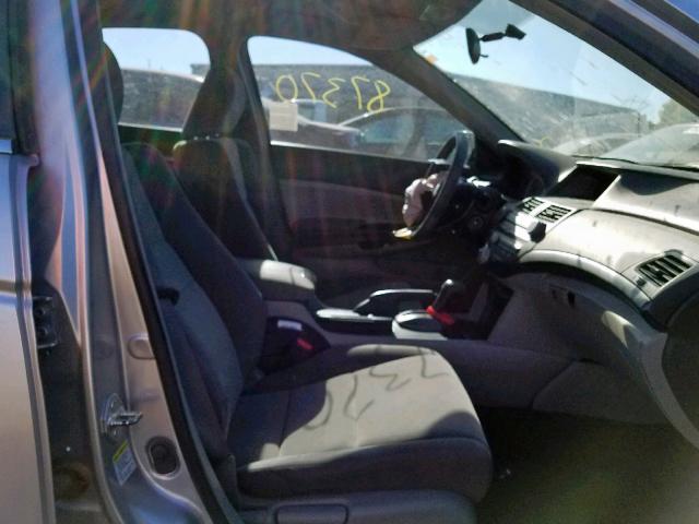 JHMCP26448C006147 - 2008 HONDA ACCORD LXP GRAY photo 5