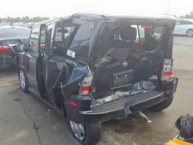 JTLKT324950213087 - 2005 TOYOTA SCION XB შავი ფოტო 3