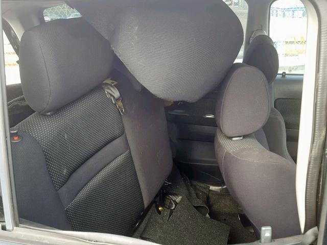 JTLKT324950213087 - 2005 TOYOTA SCION XB შავი ფოტო 6