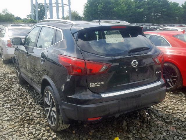 JN1BJ1CR9HW105718 - 2017 NISSAN ROGUE BLACK photo 3