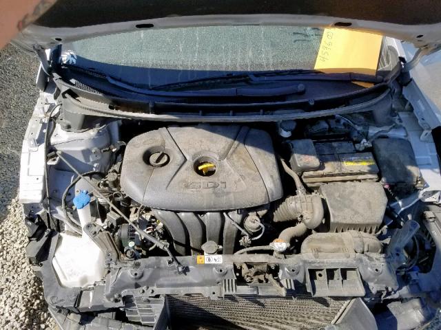 KMHD35LH3GU340345 - 2016 HYUNDAI ELANTRA GT SILVER photo 7