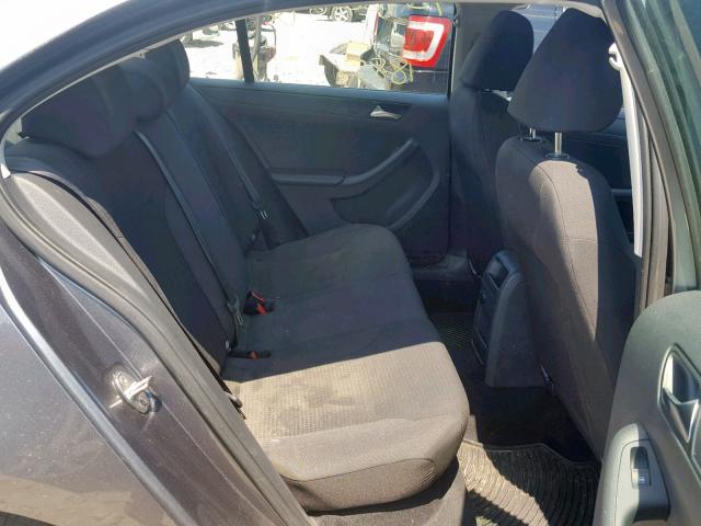 3VW2K7AJXFM279947 - 2015 VOLKSWAGEN JETTA BASE GRAY photo 6