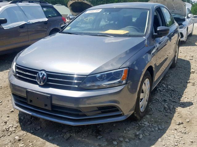 3VW2K7AJXFM279947 - 2015 VOLKSWAGEN JETTA BASE GRAY photo 9