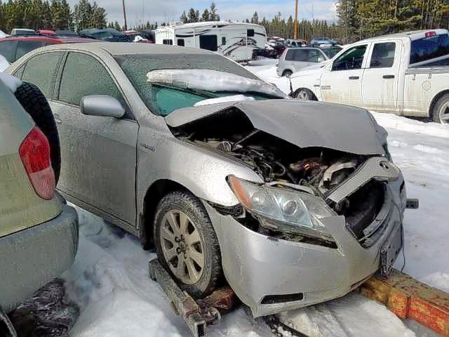 4T1BB46KX8U056031 - 2008 TOYOTA CAMRY HYBR SILVER photo 2