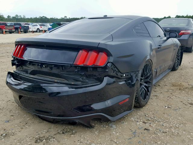 1FA6P8CF4F5317382 - 2015 FORD MUSTANG GT BLACK photo 4