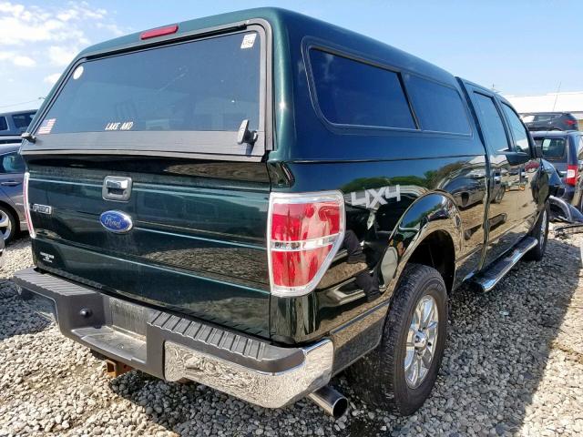 1FTFW1ET2DFB58327 - 2013 FORD F150 SUPER GREEN photo 4
