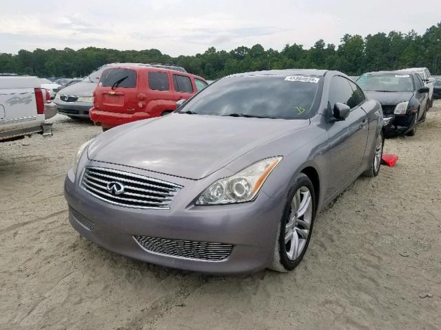 JNKCV64E98M119112 - 2008 INFINITI G37 BASE GRAY photo 2