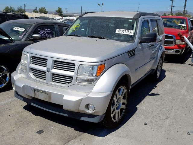 1D4PT4GK8BW518073 - 2011 DODGE NITRO HEAT SILVER photo 2