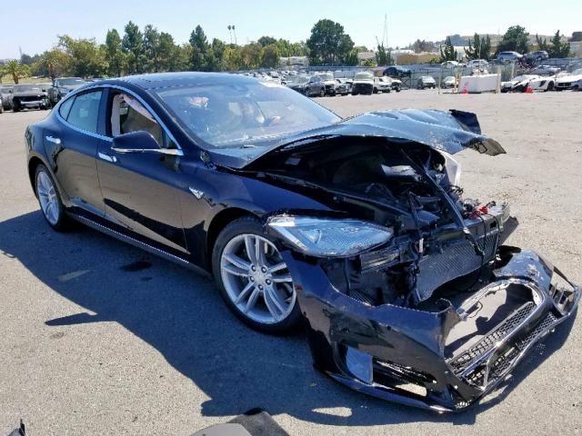 5YJSA1H2XFF085151 - 2015 TESLA MODEL S 85 BLACK photo 1