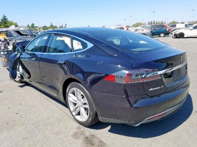 5YJSA1H2XFF085151 - 2015 TESLA MODEL S 85 BLACK photo 3