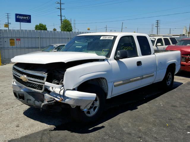 1GCEC19V37Z184566 - 2007 CHEVROLET SILVERADO WHITE photo 2