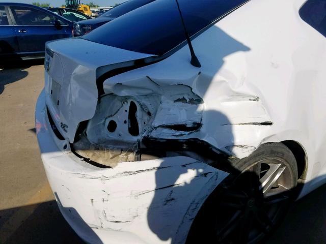 JTKJF5C70B3008294 - 2011 TOYOTA SCION TC თეთრი ფოტო 9